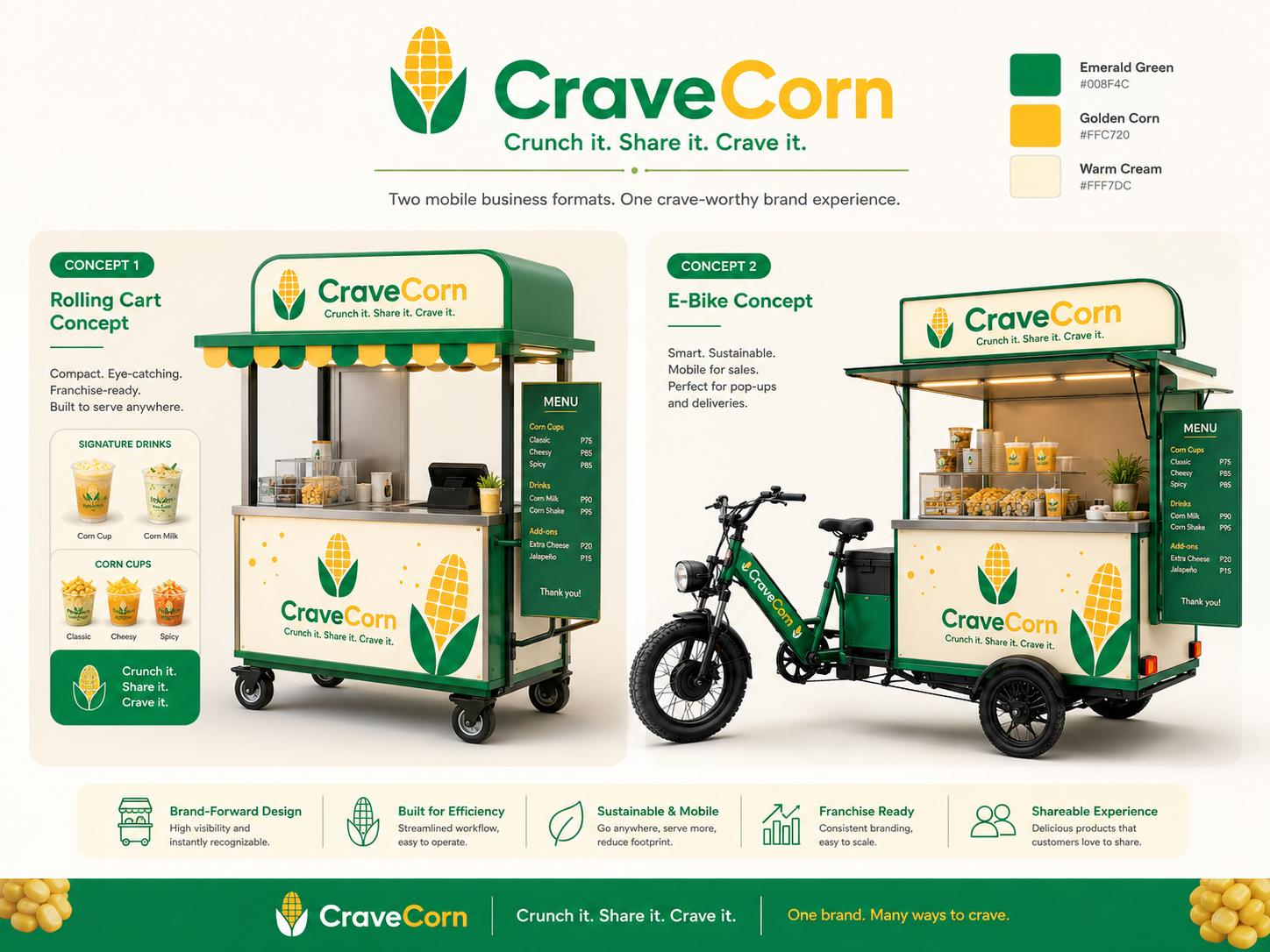 CraveCorn online store preview